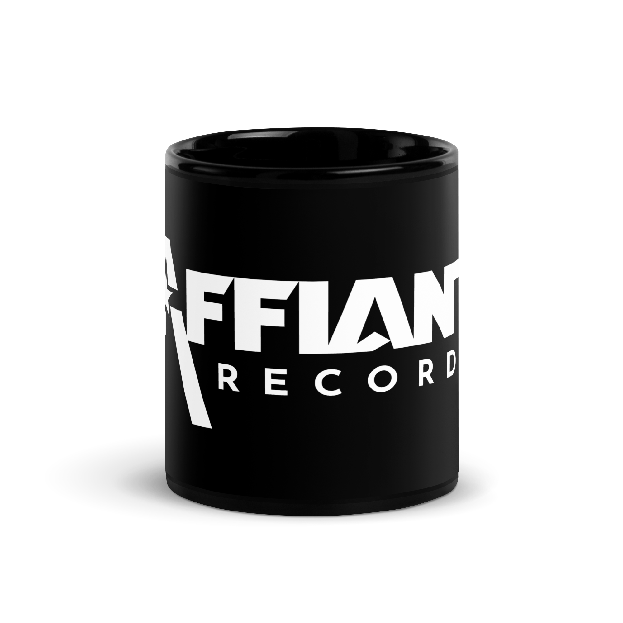 AFFIANT RECORDS - LOGO BLACK GLOSSY MUG