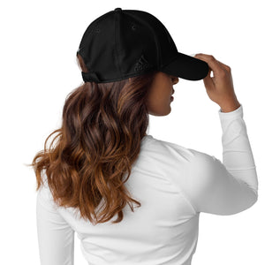 AFFIANT RECORDS - FULL LOGO BLACK ON BLACK ADIDAS DAD HAT