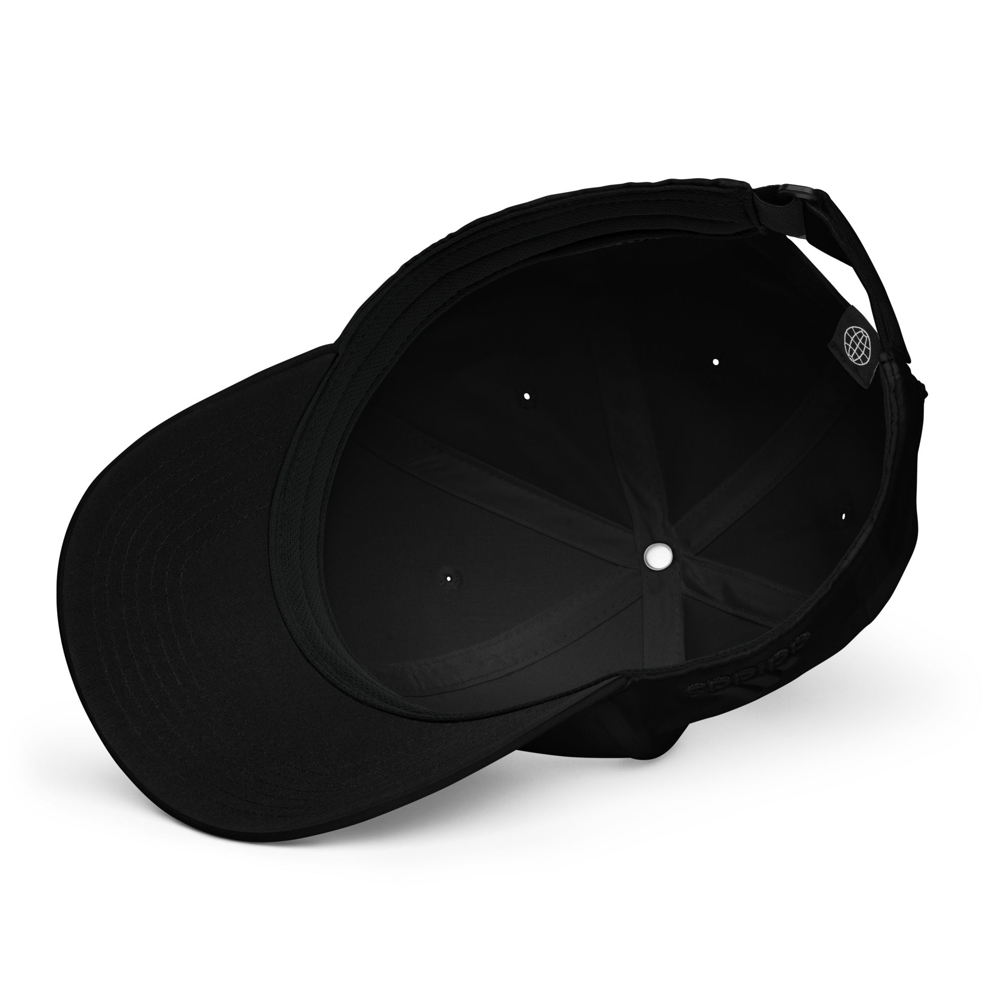 AFFIANT RECORDS - FULL LOGO BLACK ON BLACK ADIDAS DAD HAT