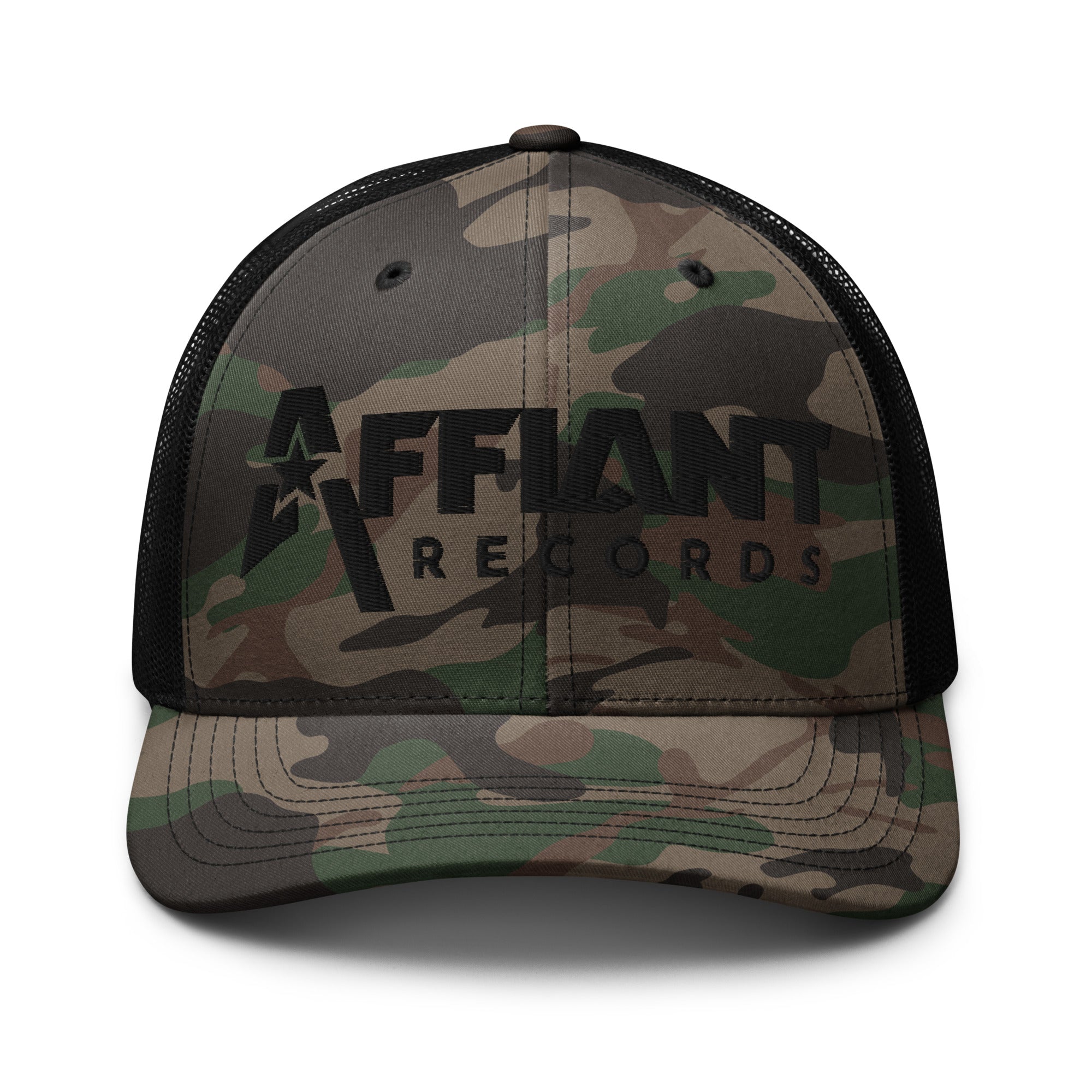 AFFIANT RECORDS - CAMOUFLAGE TRUCKER HAT