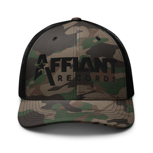 AFFIANT RECORDS - CAMOUFLAGE TRUCKER HAT