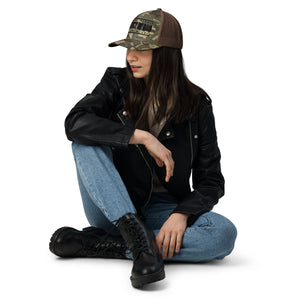 AUDIENCE OF RAIN - CAMO TRUCKER HAT