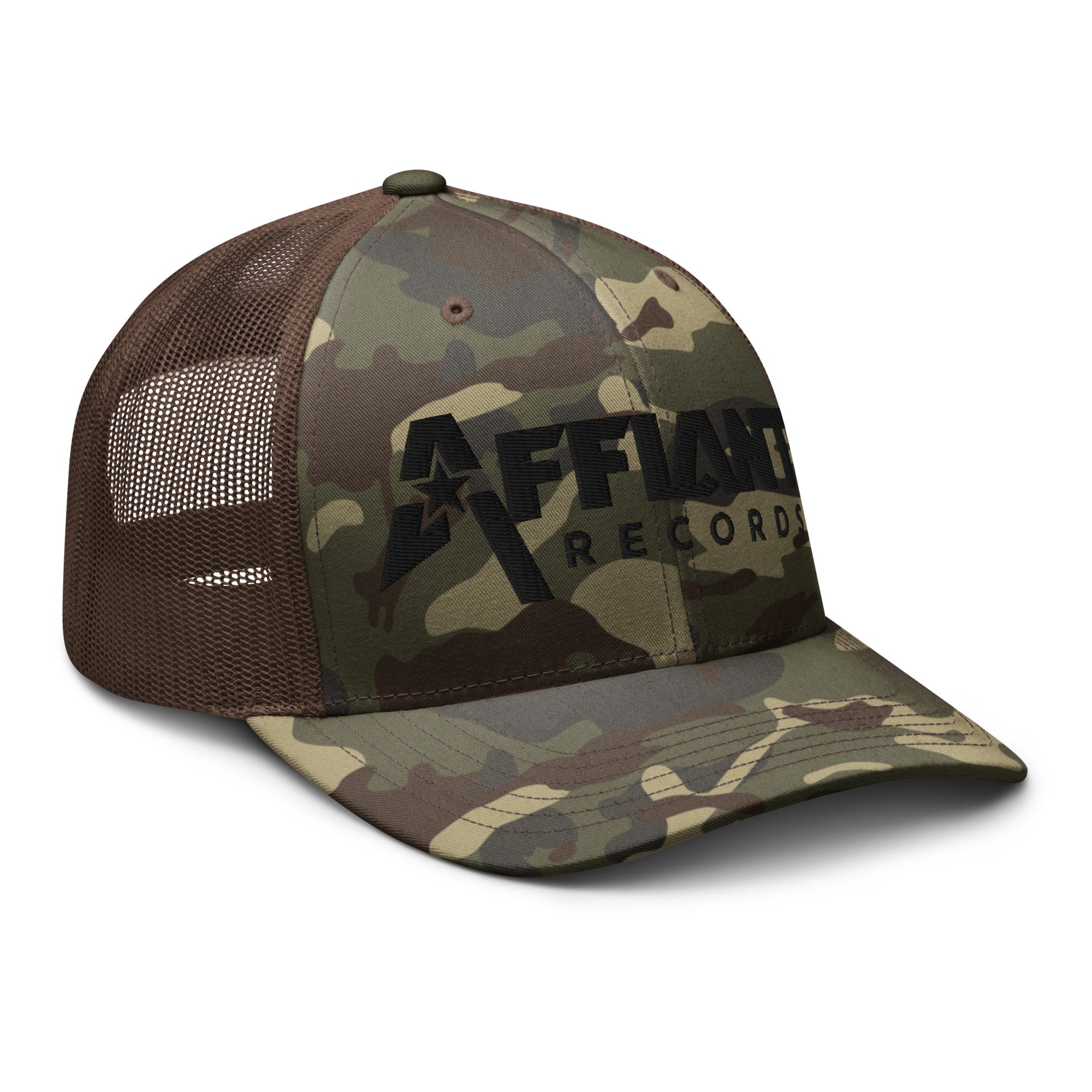AFFIANT RECORDS - CAMOUFLAGE TRUCKER HAT