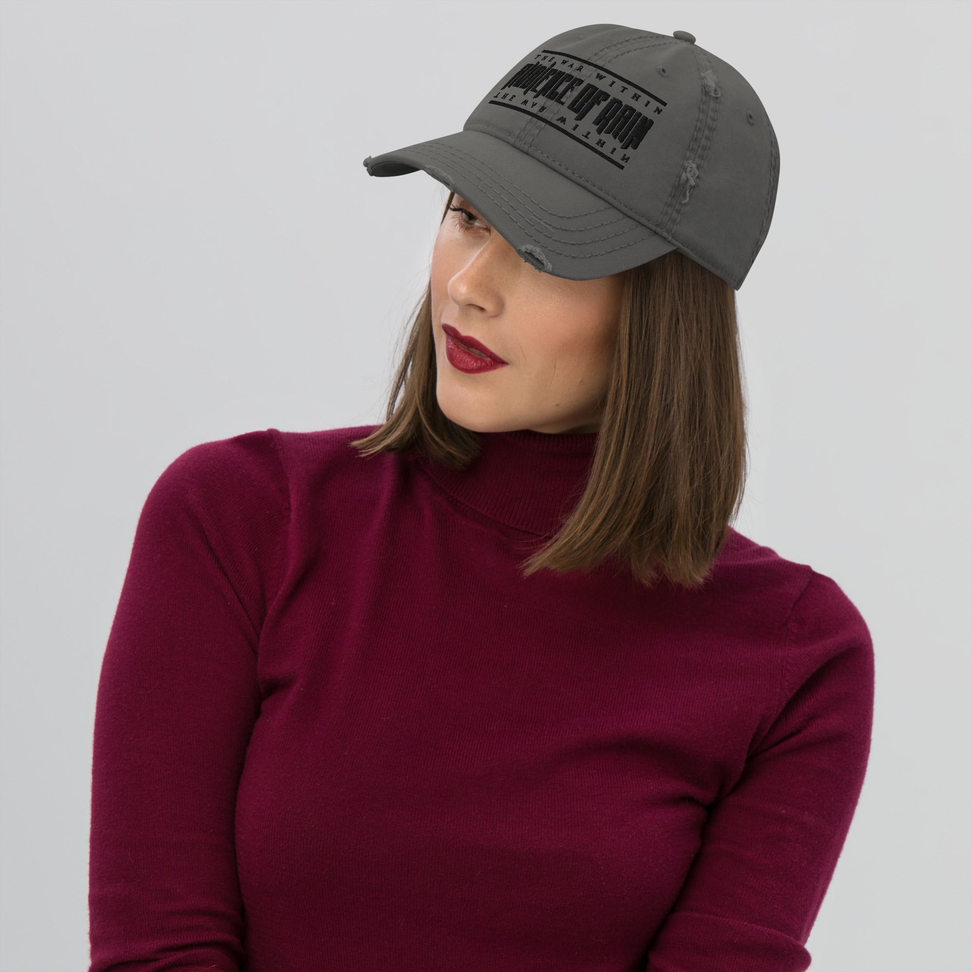 AUDIENCE OF RAIN - THE WAR WITHIN DISTRESSED "DAD" HAT
