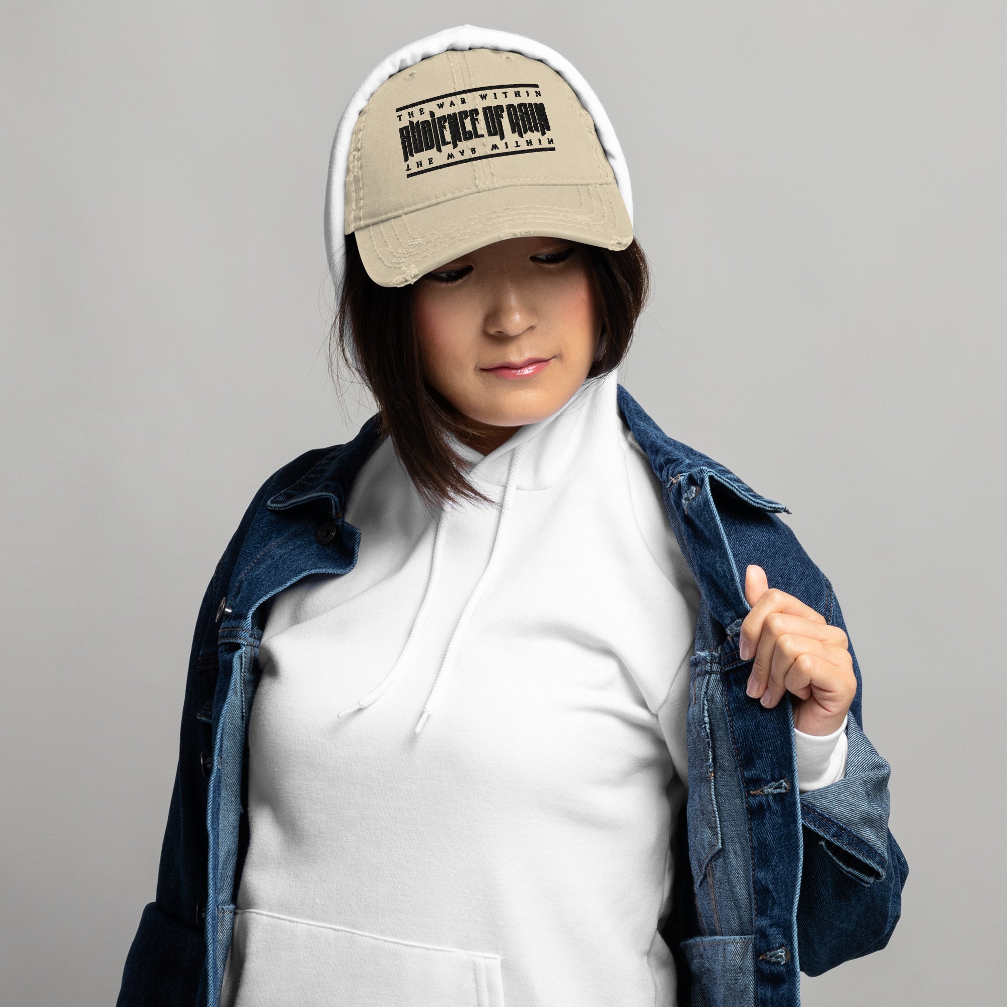 AUDIENCE OF RAIN - THE WAR WITHIN DISTRESSED "DAD" HAT