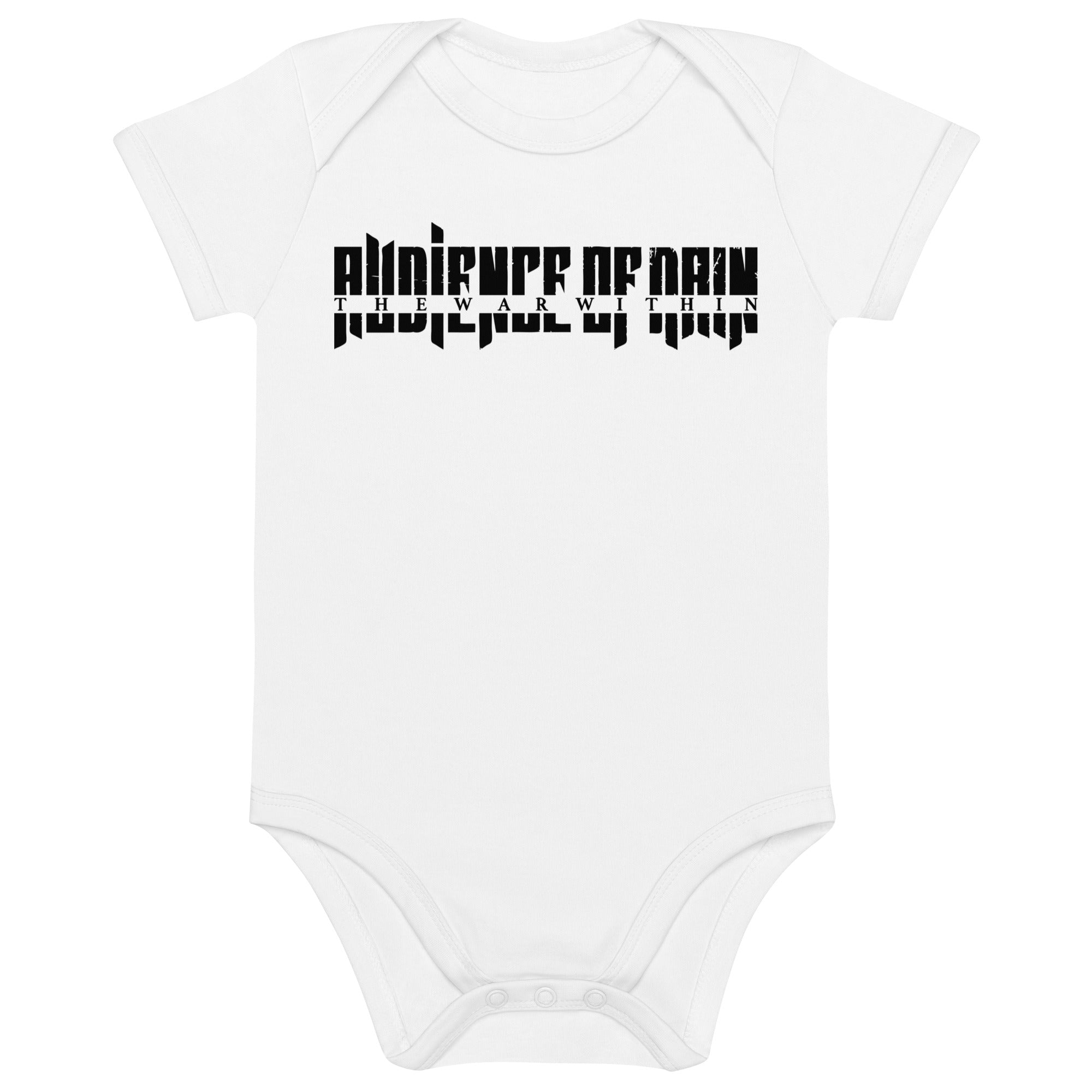 AUDIENCE OF RAIN - THE WAR WITHIN - ORGANIC COTTON BABY BODYSUIT