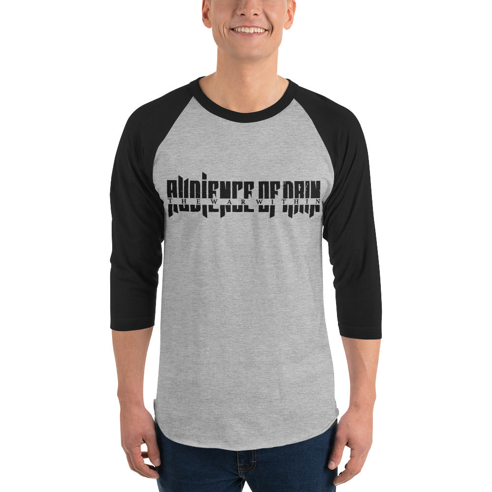 AUDIENCE OF RAIN - THE WAR WITHIN - 3/4 SLEEVE RAGLAN SHIRT