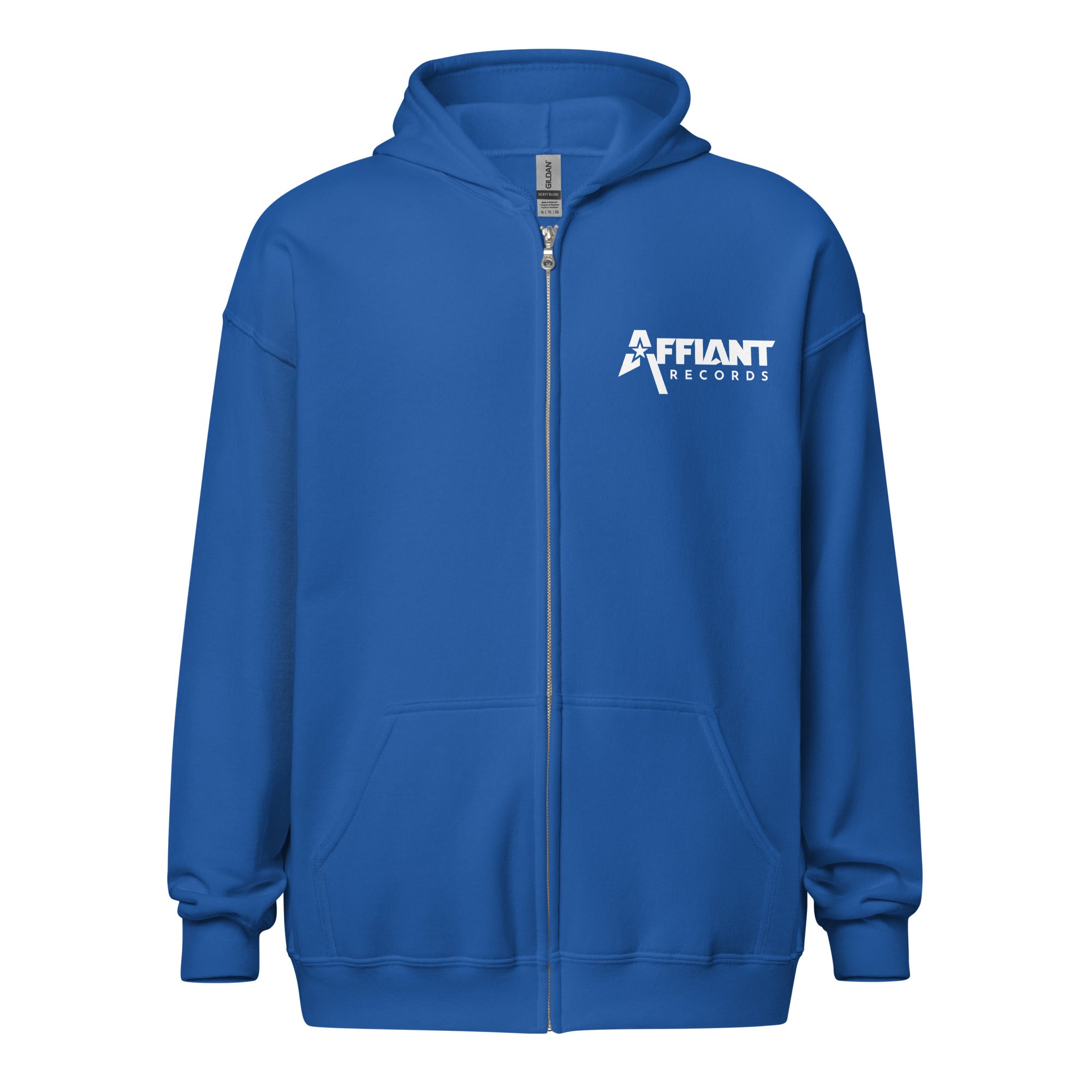 AFFIANT RECORDS - FULL LOGO ZIP UP HOODIE