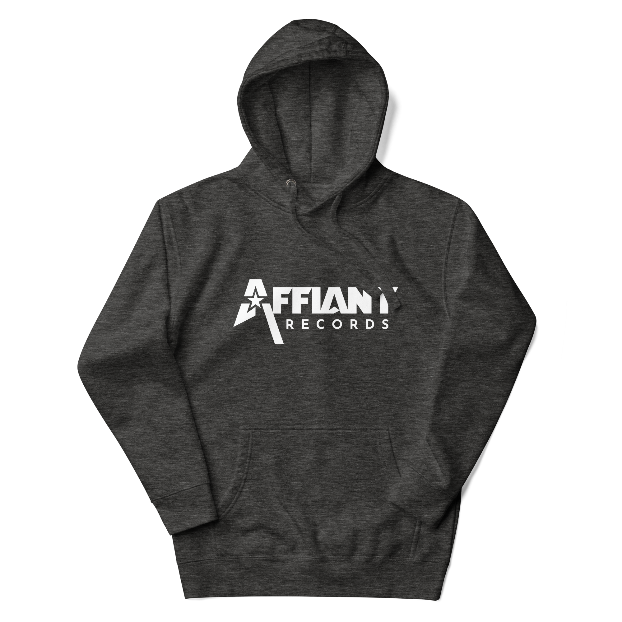 AFFIANT RECORDS - WHITE FULL LOGO HOODIE