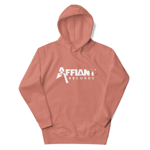 AFFIANT RECORDS - WHITE FULL LOGO HOODIE