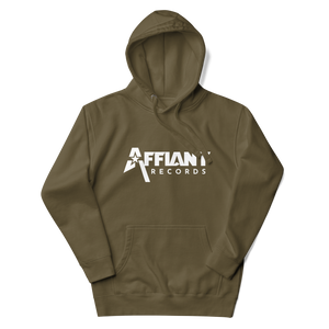 AFFIANT RECORDS - WHITE FULL LOGO HOODIE