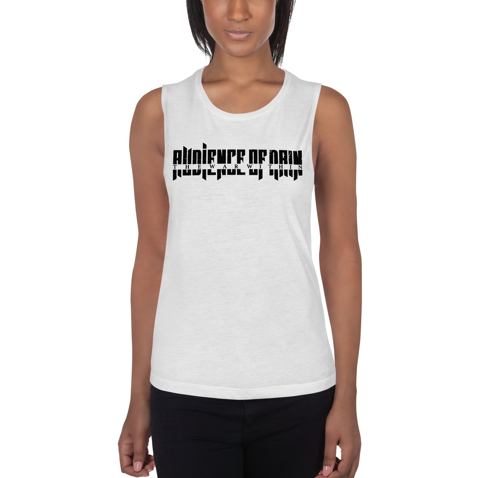 AUDIENCE OF RAIN - THE WAR WITHIN - LADIES MUSCLE TANK