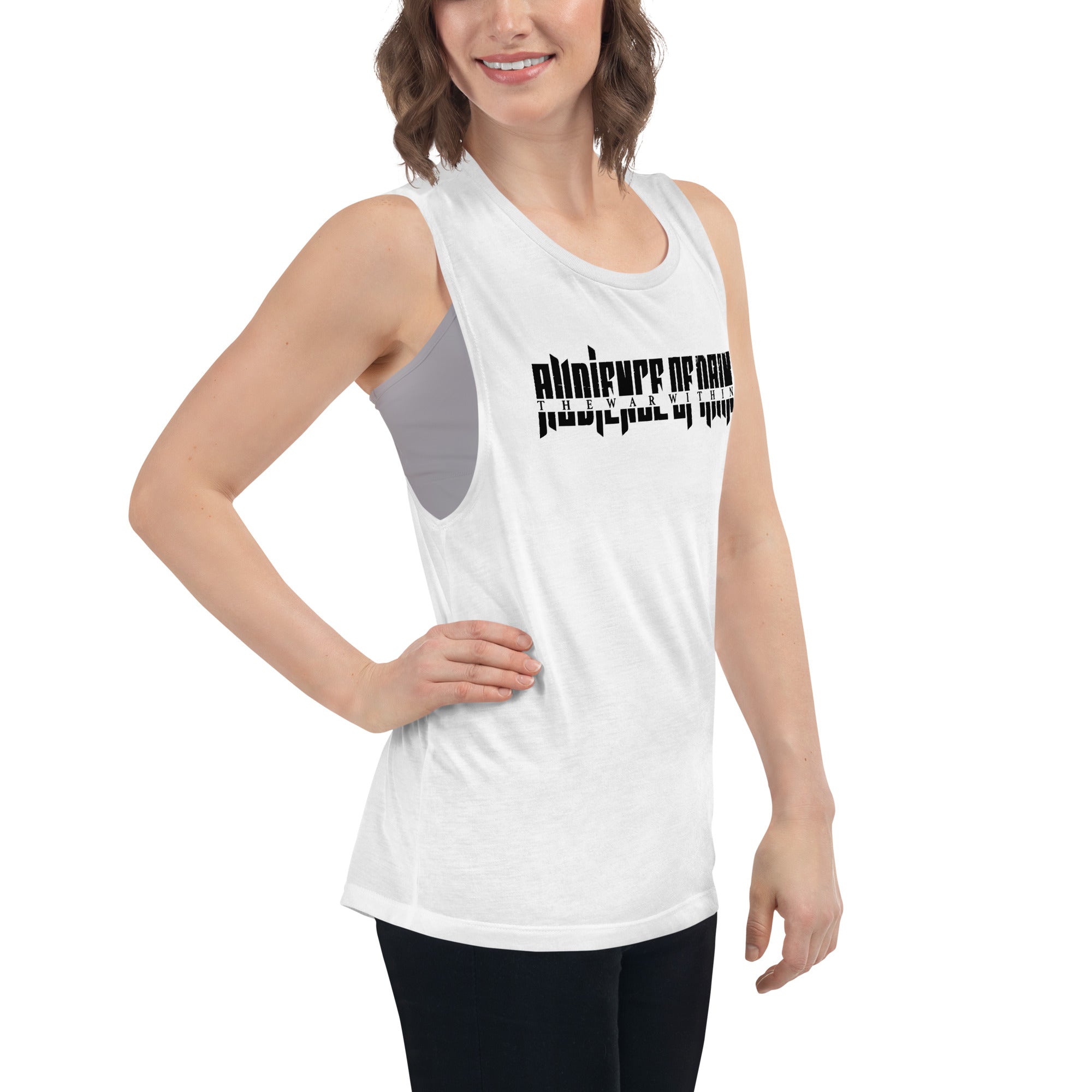 AUDIENCE OF RAIN - THE WAR WITHIN - LADIES MUSCLE TANK